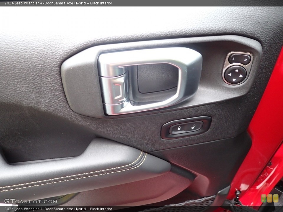 Black Interior Door Panel for the 2024 Jeep Wrangler 4-Door Sahara 4xe Hybrid #146357180