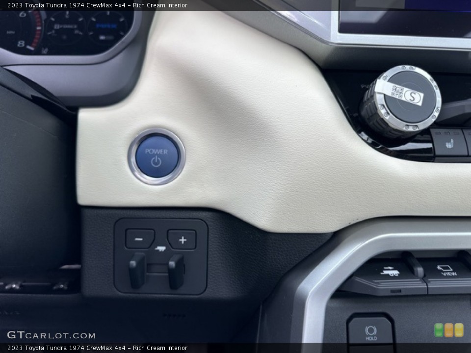 Rich Cream Interior Controls for the 2023 Toyota Tundra 1974 CrewMax 4x4 #146357250