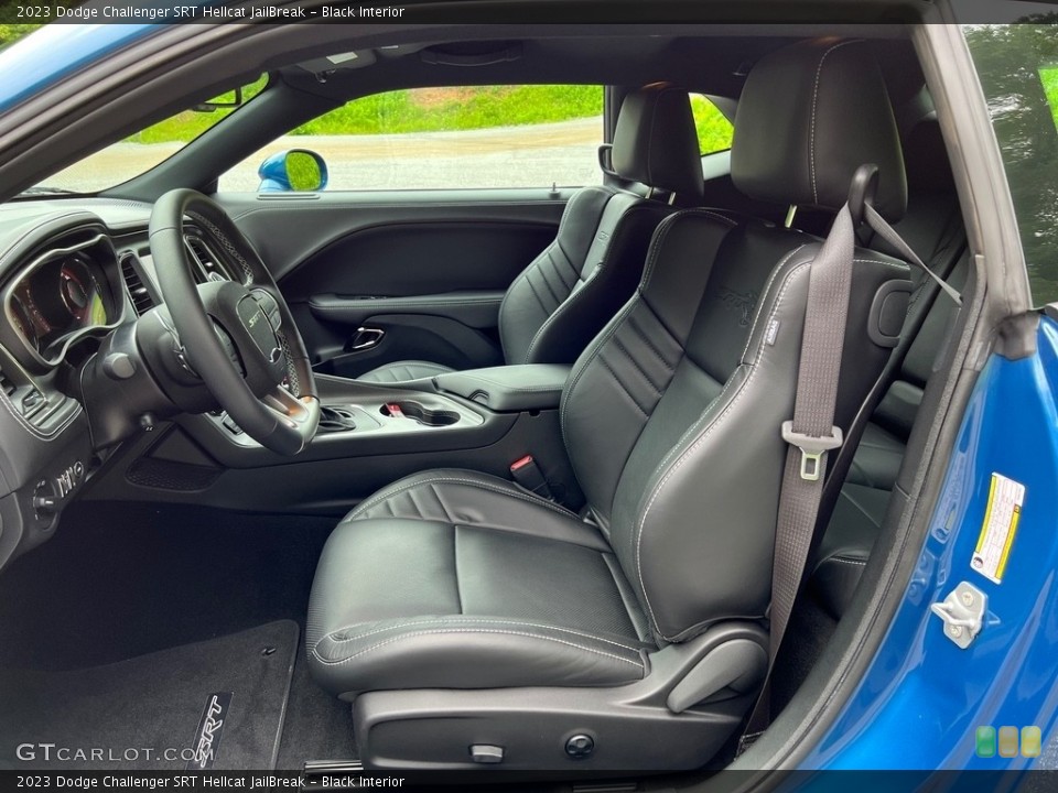 Black Interior Front Seat for the 2023 Dodge Challenger SRT Hellcat JailBreak #146357352
