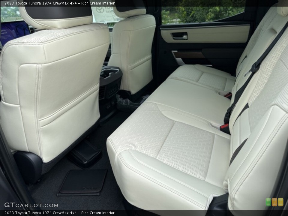 Rich Cream Interior Rear Seat for the 2023 Toyota Tundra 1974 CrewMax 4x4 #146357360