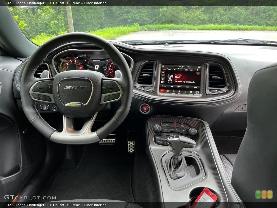 Black Interior Dashboard for the 2023 Dodge Challenger SRT Hellcat JailBreak #146357636