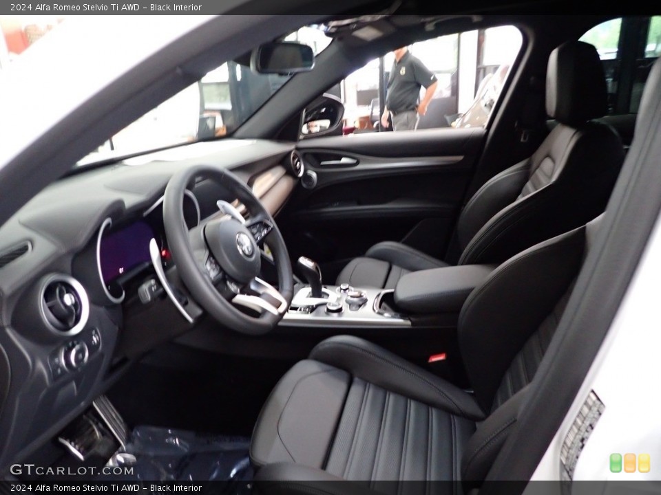 Black Interior Front Seat for the 2024 Alfa Romeo Stelvio Ti AWD #146357744