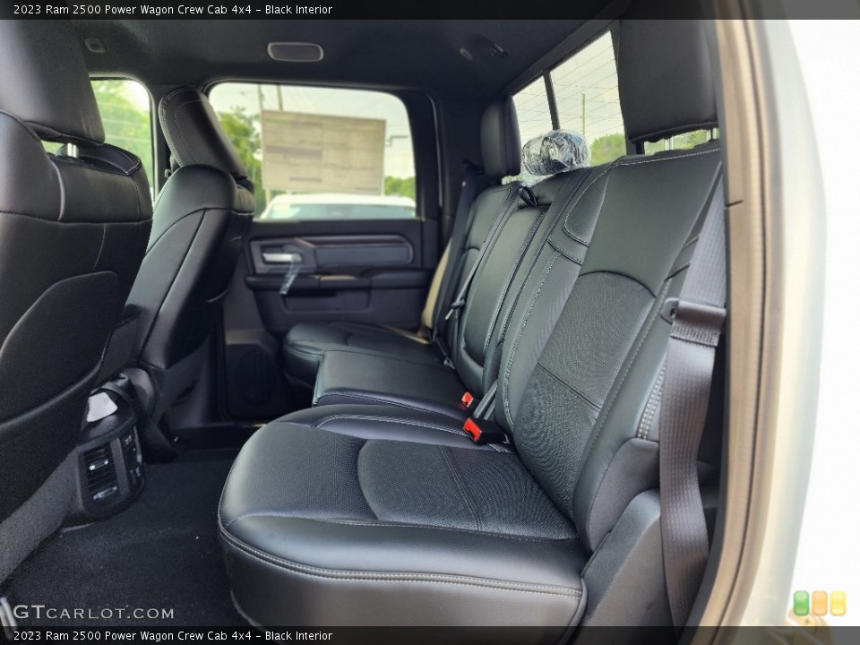 Black Interior Rear Seat for the 2023 Ram 2500 Power Wagon Crew Cab 4x4 #146357768