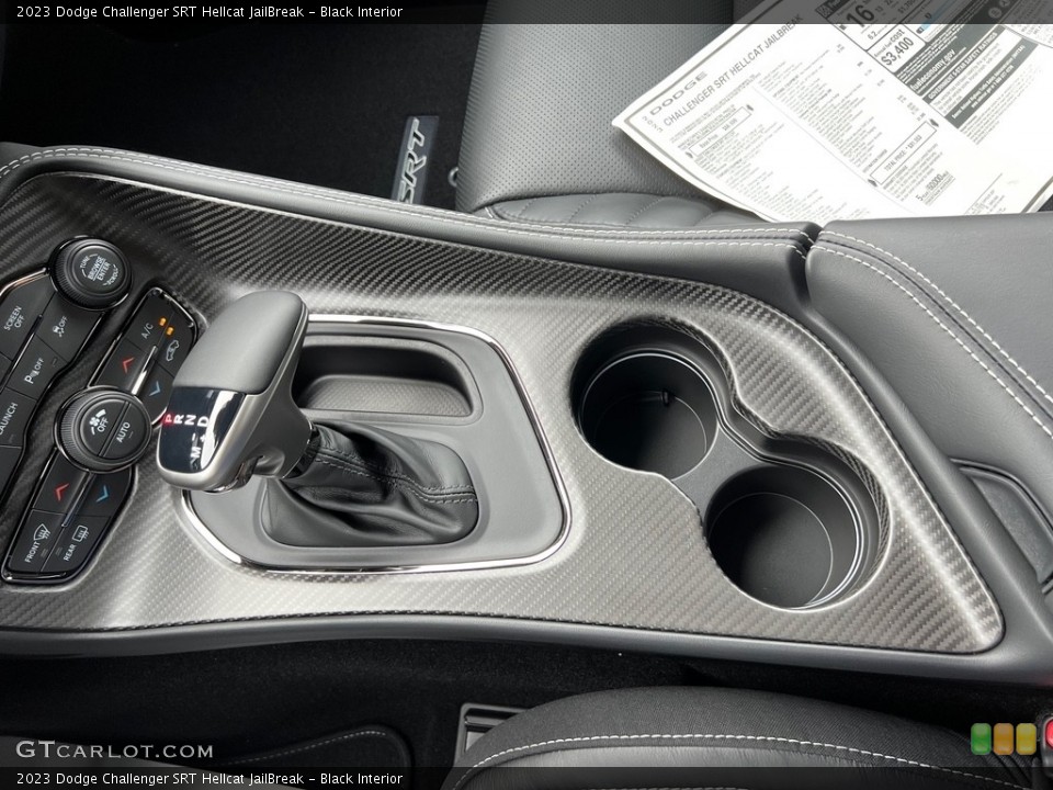 Black Interior Transmission for the 2023 Dodge Challenger SRT Hellcat JailBreak #146357807