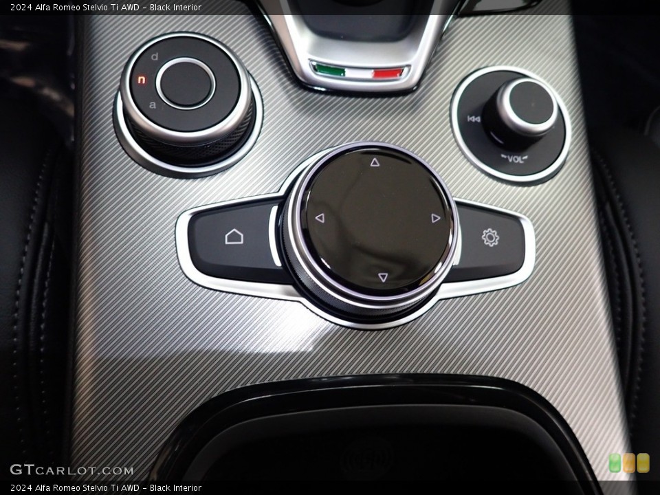 Black Interior Controls for the 2024 Alfa Romeo Stelvio Ti AWD #146357946