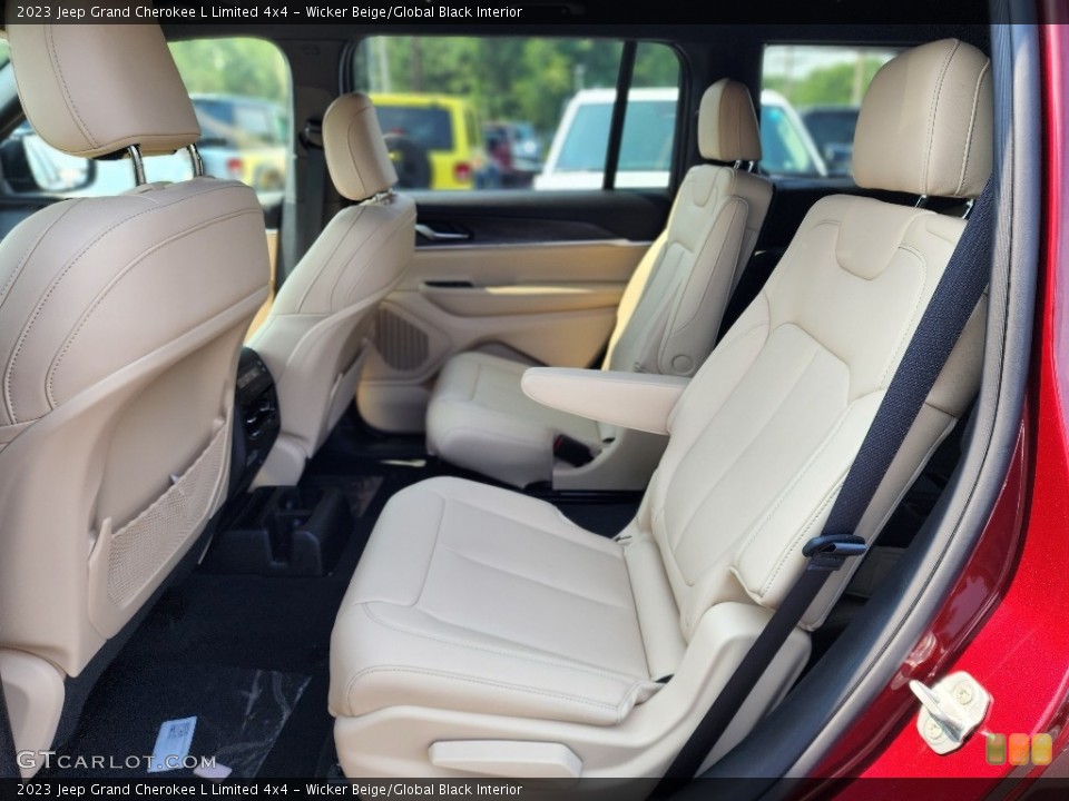 Wicker Beige/Global Black Interior Rear Seat for the 2023 Jeep Grand Cherokee L Limited 4x4 #146358126