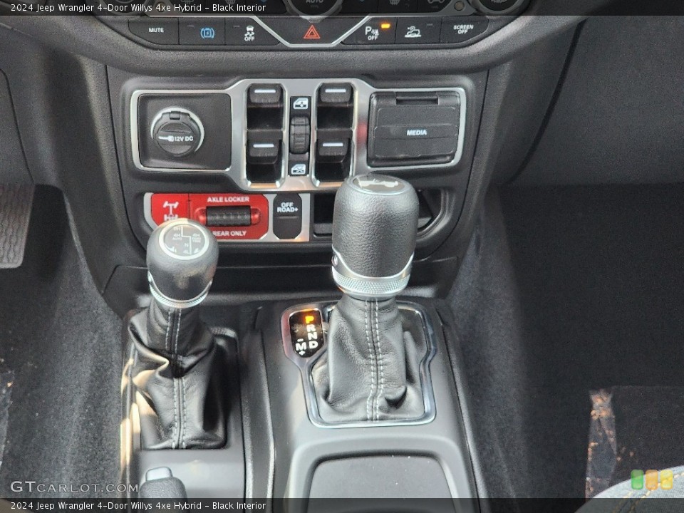 Black Interior Transmission for the 2024 Jeep Wrangler 4-Door Willys 4xe Hybrid #146358484