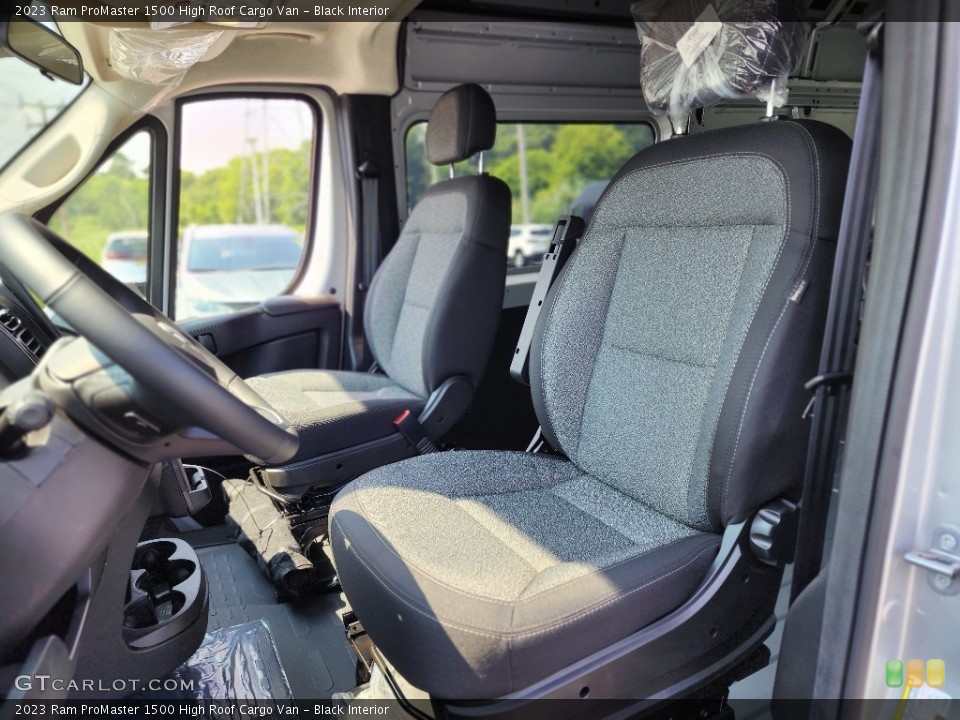Black Interior Front Seat for the 2023 Ram ProMaster 1500 High Roof Cargo Van #146358889