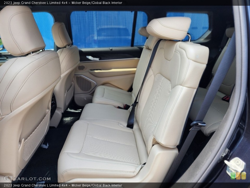 Wicker Beige/Global Black Interior Rear Seat for the 2023 Jeep Grand Cherokee L Limited 4x4 #146359109