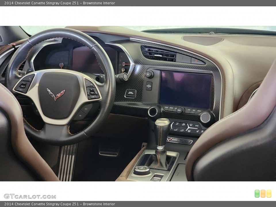 Brownstone Interior Dashboard for the 2014 Chevrolet Corvette Stingray Coupe Z51 #146359877