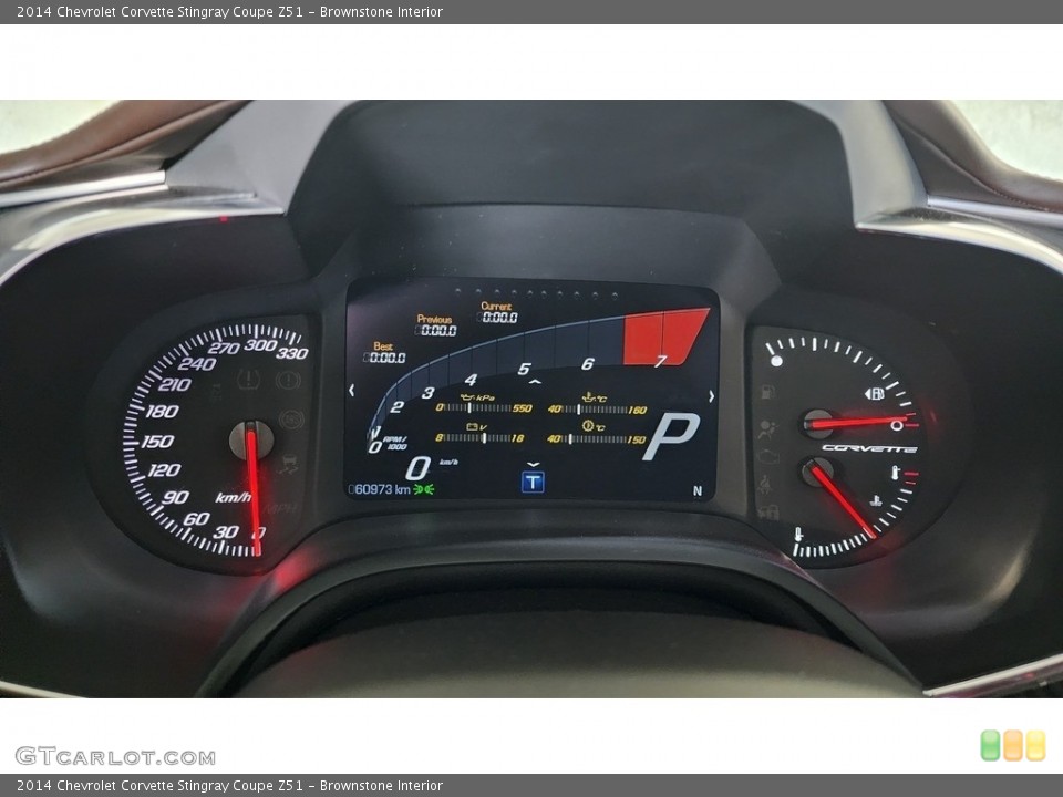 Brownstone Interior Gauges for the 2014 Chevrolet Corvette Stingray Coupe Z51 #146359891