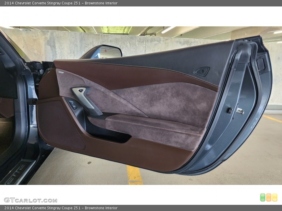 Brownstone Interior Door Panel for the 2014 Chevrolet Corvette Stingray Coupe Z51 #146360516