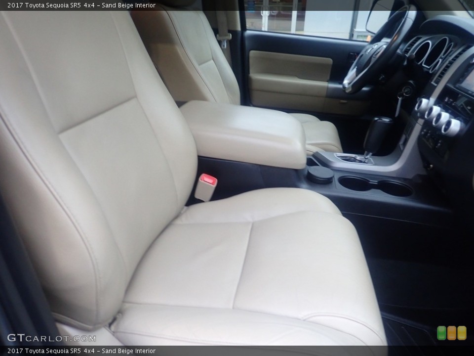 Sand Beige Interior Front Seat for the 2017 Toyota Sequoia SR5 4x4 #146360519