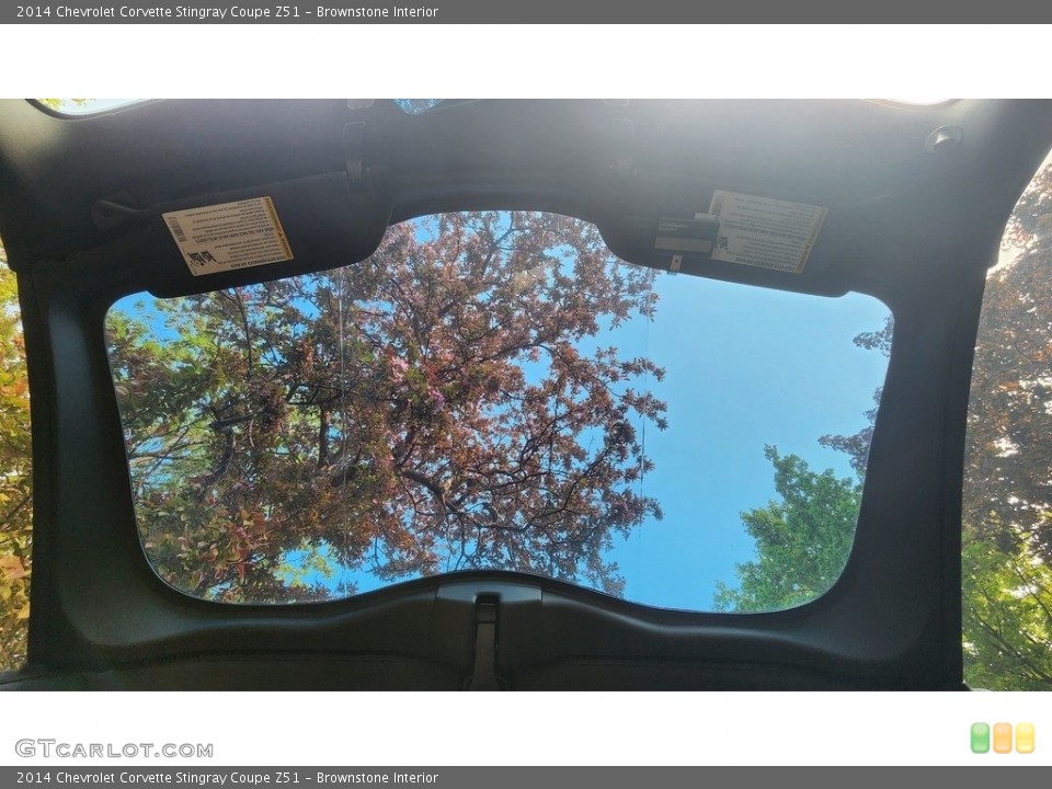 Brownstone Interior Sunroof for the 2014 Chevrolet Corvette Stingray Coupe Z51 #146360560