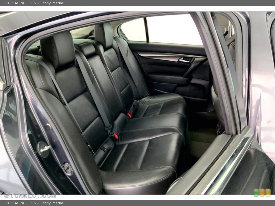 Ebony Interior Rear Seat for the 2012 Acura TL 3.5 #146361780