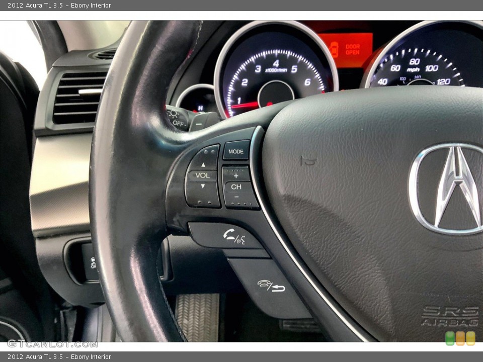 Ebony Interior Steering Wheel for the 2012 Acura TL 3.5 #146361834