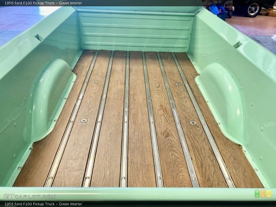 Green Interior Trunk for the 1956 Ford F100 Pickup Truck #146361876
