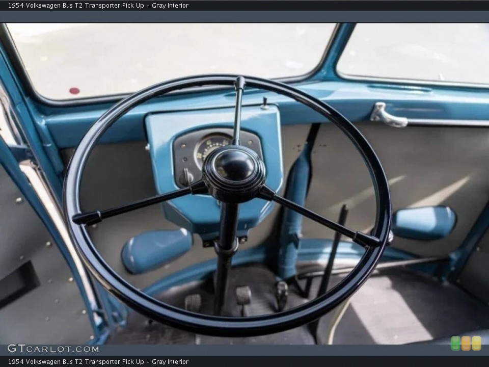 Gray Interior Photo for the 1954 Volkswagen Bus T2 Transporter Pick Up #146362083