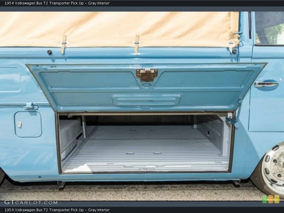 Gray Interior Trunk for the 1954 Volkswagen Bus T2 Transporter Pick Up #146362104