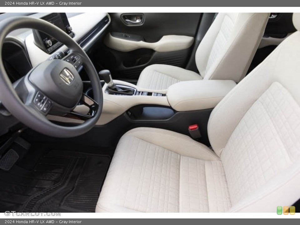 Gray Interior Front Seat for the 2024 Honda HR-V LX AWD #146362338