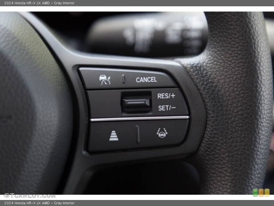 Gray Interior Steering Wheel for the 2024 Honda HR-V LX AWD #146362407