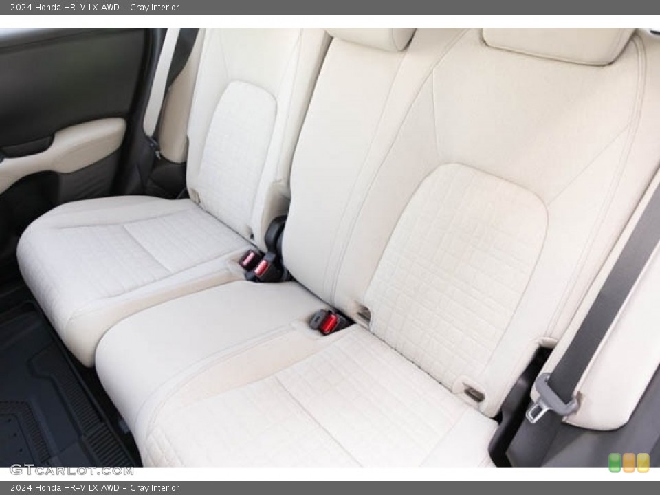 Gray Interior Rear Seat for the 2024 Honda HR-V LX AWD #146362487