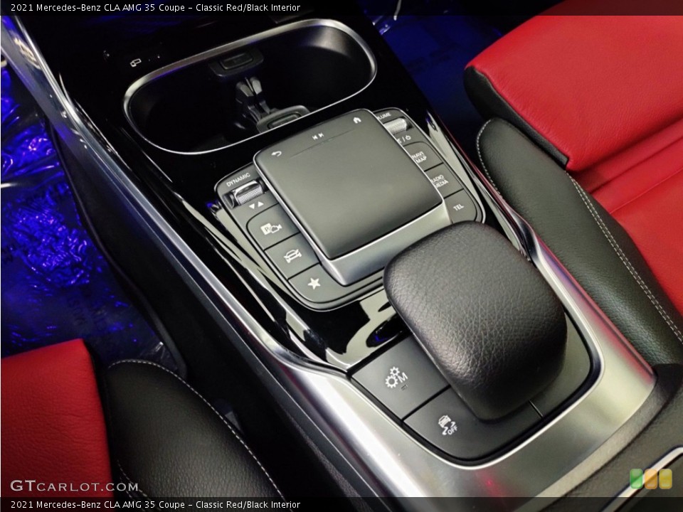 Classic Red/Black Interior Controls for the 2021 Mercedes-Benz CLA AMG 35 Coupe #146362674