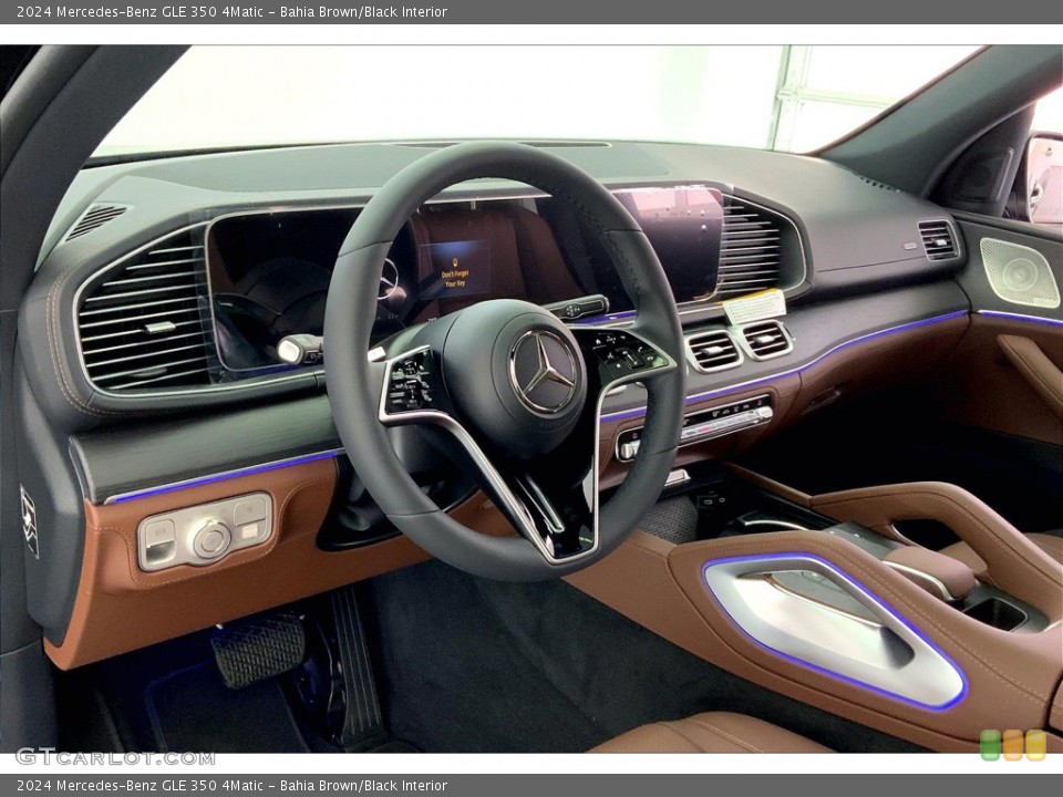 Bahia Brown/Black Interior Dashboard for the 2024 Mercedes-Benz GLE 350 4Matic #146363610