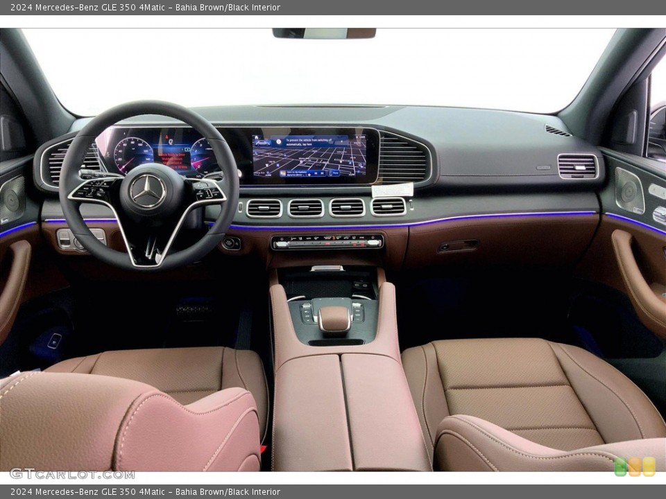 Bahia Brown/Black Interior Dashboard for the 2024 Mercedes-Benz GLE 350 4Matic #146363649