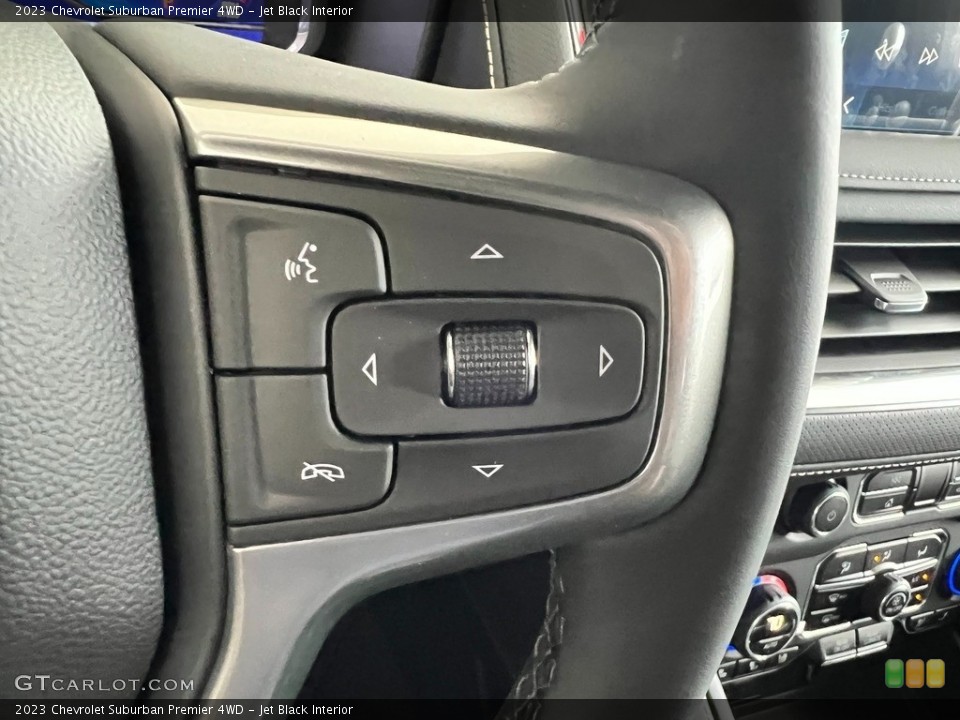 Jet Black Interior Steering Wheel for the 2023 Chevrolet Suburban Premier 4WD #146363874