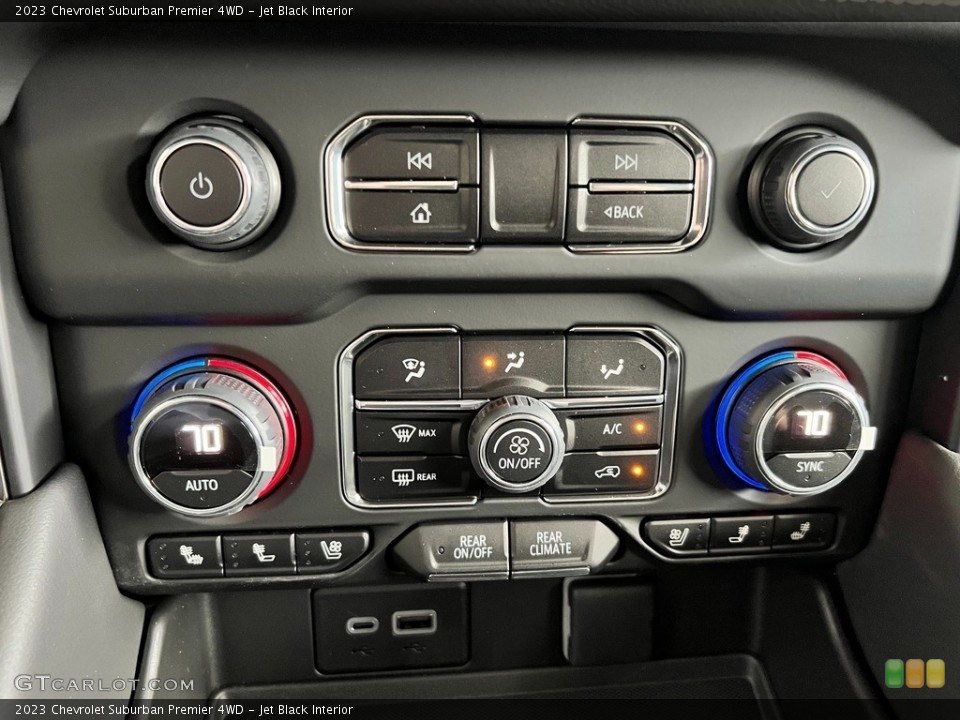 Jet Black Interior Controls for the 2023 Chevrolet Suburban Premier 4WD #146363926
