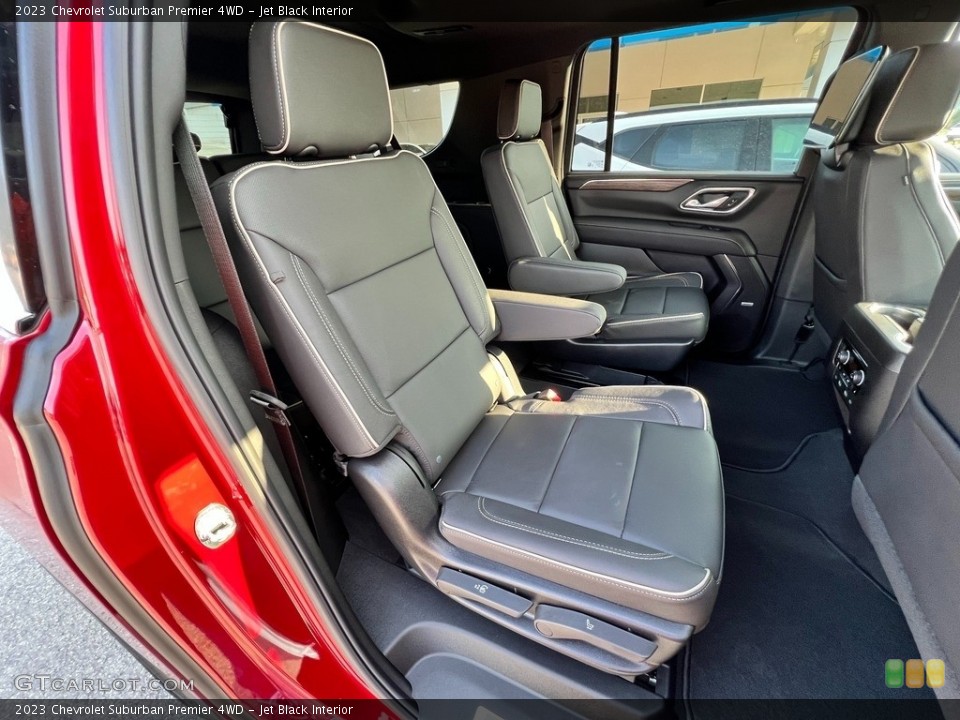 Jet Black Interior Rear Seat for the 2023 Chevrolet Suburban Premier 4WD #146363961
