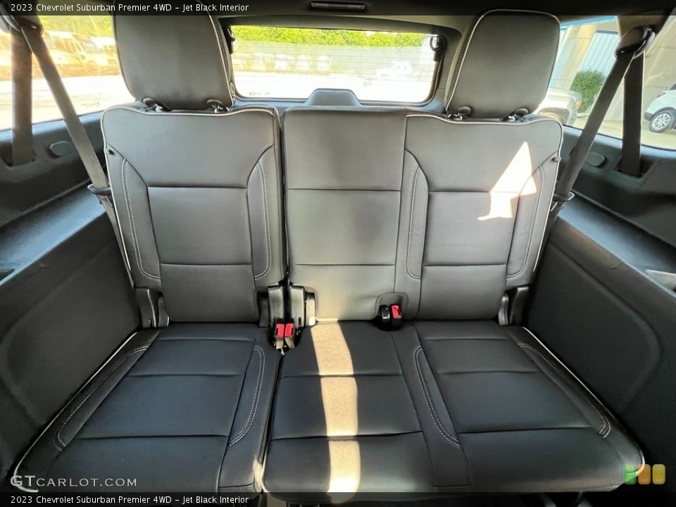 Jet Black Interior Rear Seat for the 2023 Chevrolet Suburban Premier 4WD #146364012