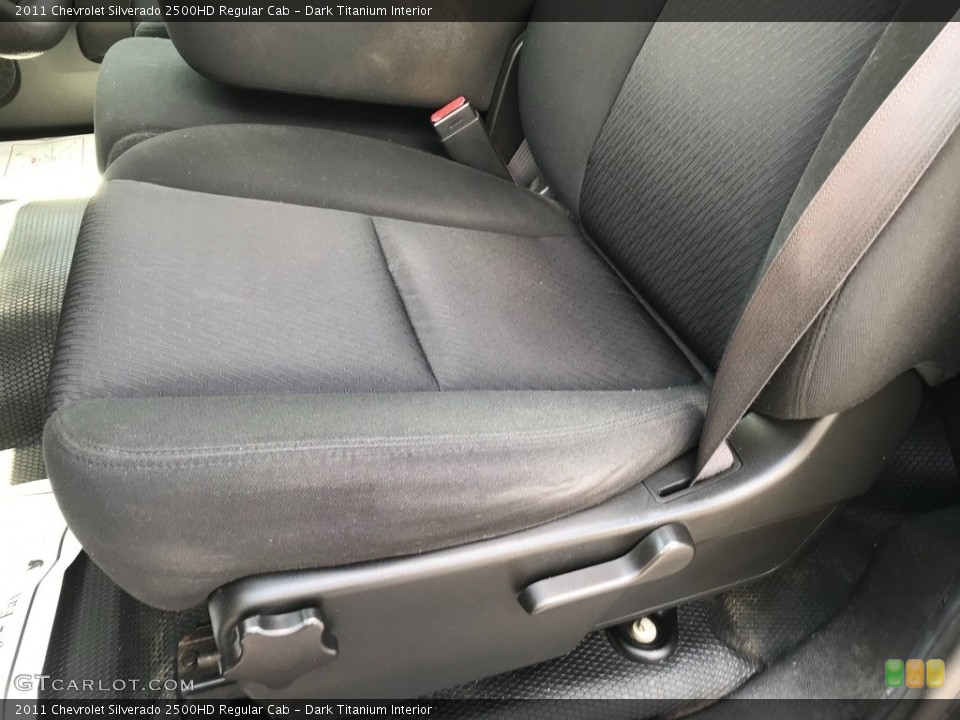 Dark Titanium Interior Front Seat for the 2011 Chevrolet Silverado 2500HD Regular Cab #146364180