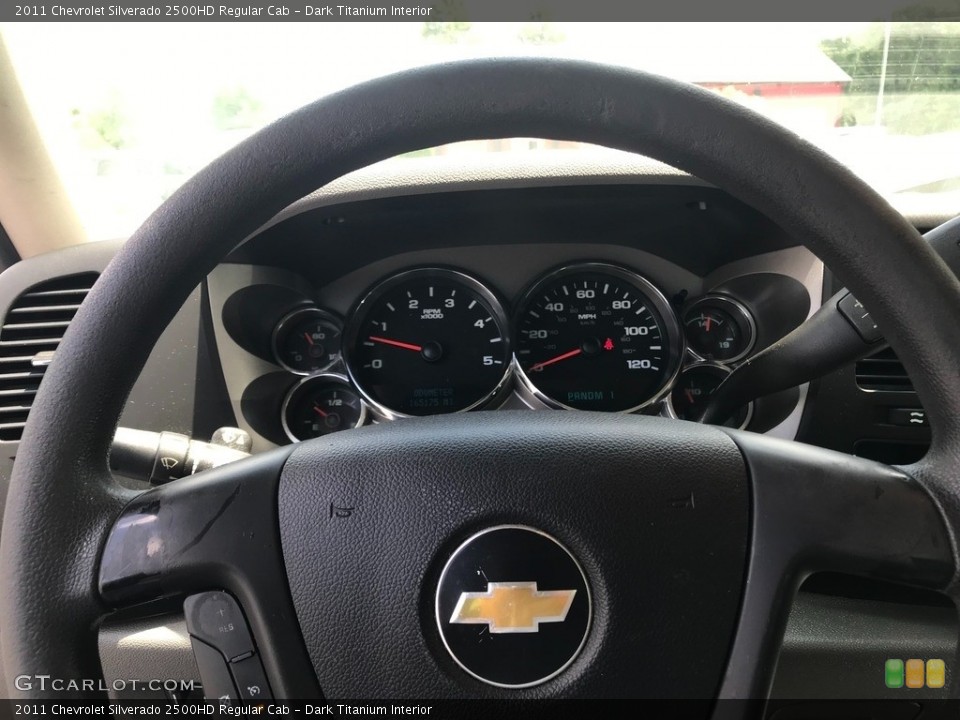 Dark Titanium Interior Steering Wheel for the 2011 Chevrolet Silverado 2500HD Regular Cab #146364228