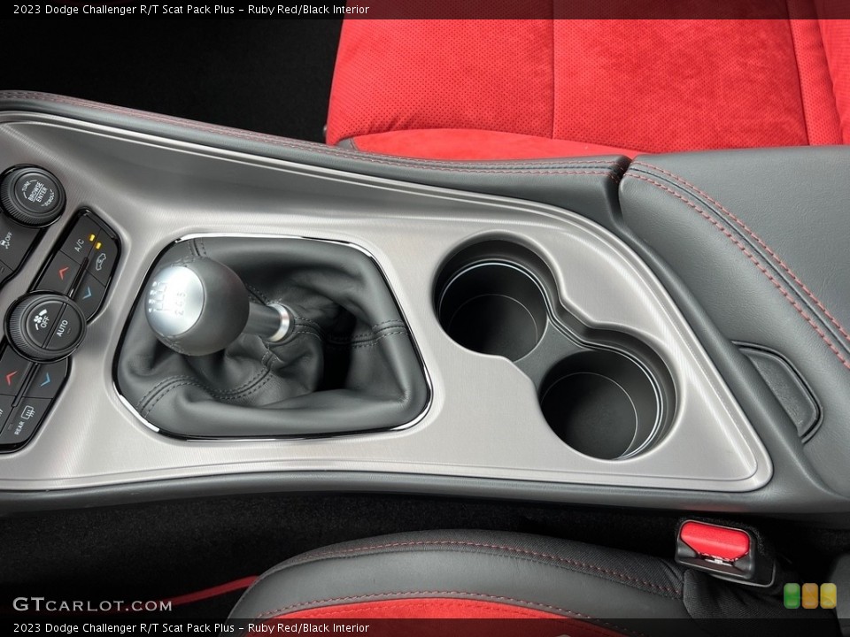 Ruby Red/Black Interior Transmission for the 2023 Dodge Challenger R/T Scat Pack Plus #146364354