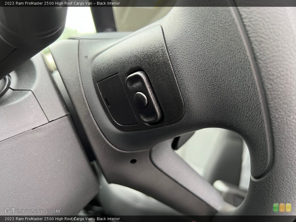 Black Interior Steering Wheel for the 2023 Ram ProMaster 2500 High Roof Cargo Van #146364543