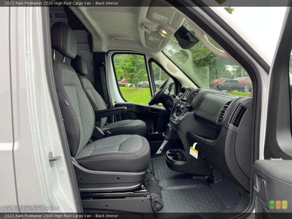Black Interior Front Seat for the 2023 Ram ProMaster 2500 High Roof Cargo Van #146364570