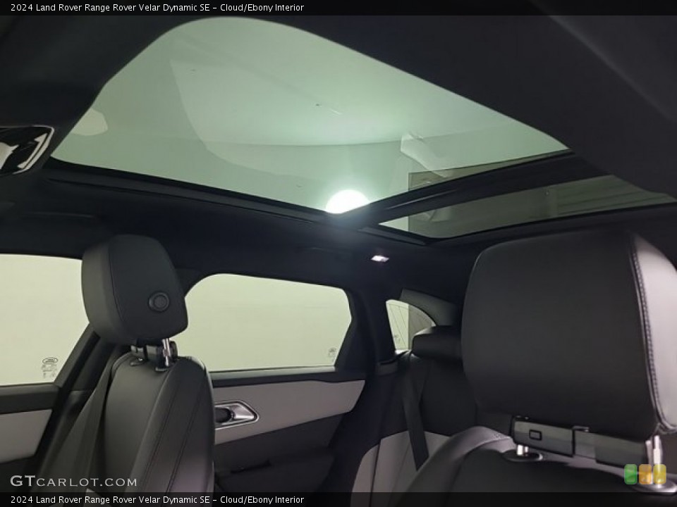 Cloud/Ebony Interior Sunroof for the 2024 Land Rover Range Rover Velar Dynamic SE #146364582