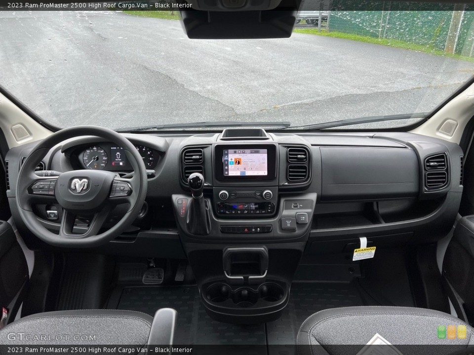 Black Interior Dashboard for the 2023 Ram ProMaster 2500 High Roof Cargo Van #146364603