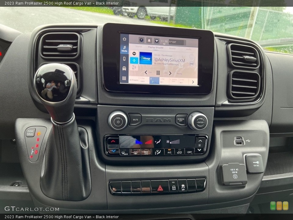 Black Interior Controls for the 2023 Ram ProMaster 2500 High Roof Cargo Van #146364656