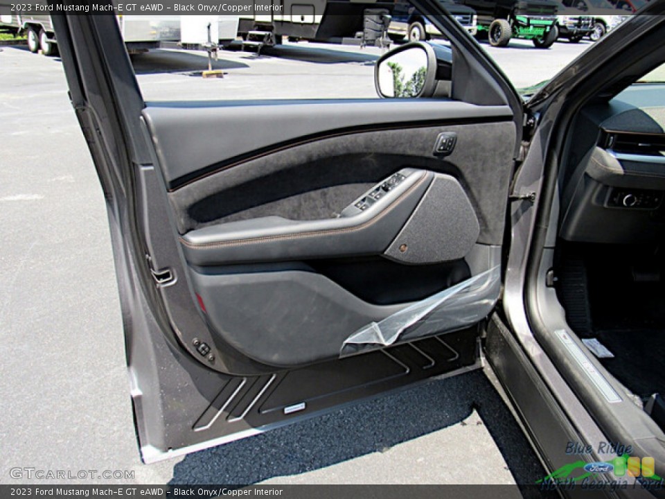 Black Onyx/Copper Interior Door Panel for the 2023 Ford Mustang Mach-E GT eAWD #146364930