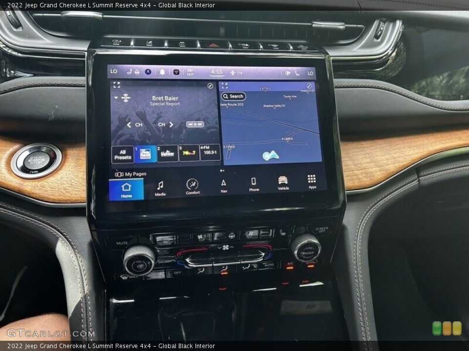 Global Black Interior Controls for the 2022 Jeep Grand Cherokee L Summit Reserve 4x4 #146365058