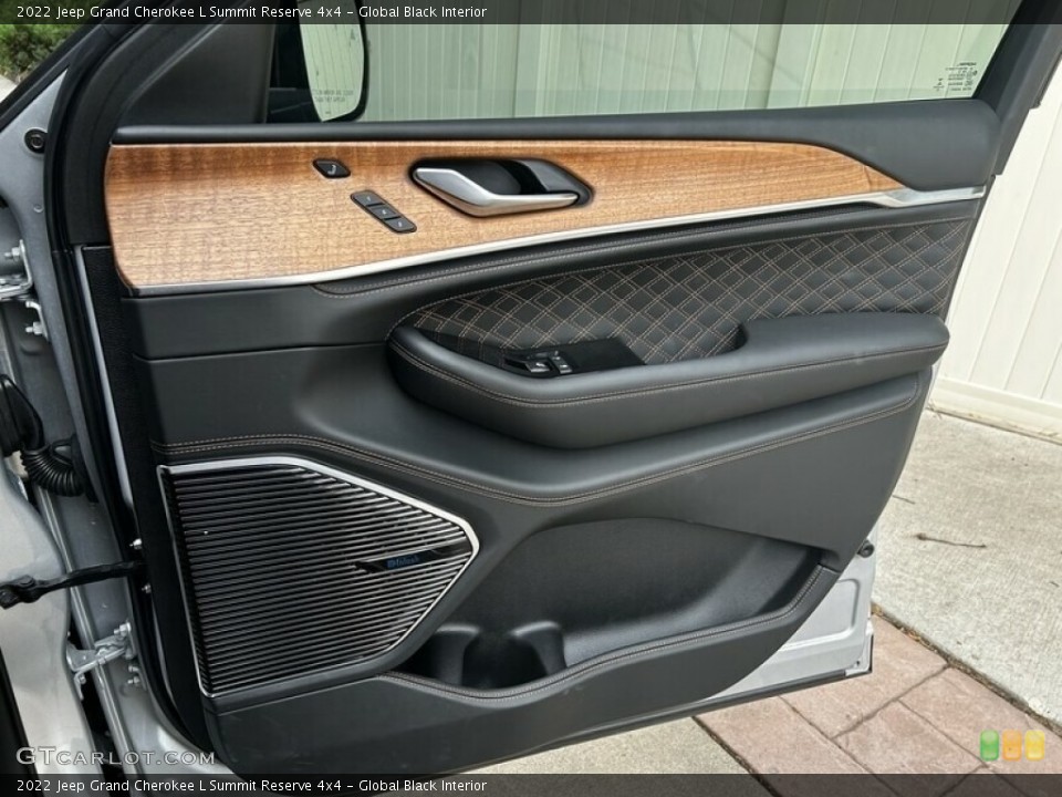 Global Black Interior Door Panel for the 2022 Jeep Grand Cherokee L Summit Reserve 4x4 #146365361