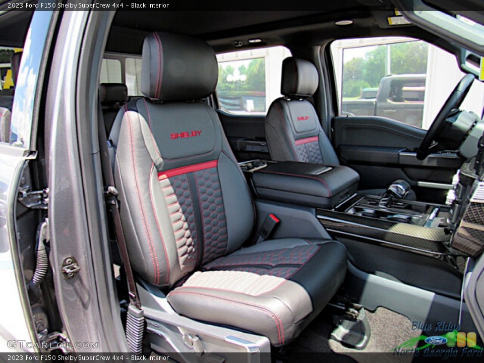 Black Interior Front Seat for the 2023 Ford F150 Shelby SuperCrew 4x4 #146365538