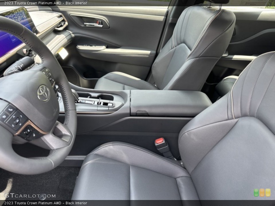 Black Interior Front Seat for the 2023 Toyota Crown Platinum AWD #146366839