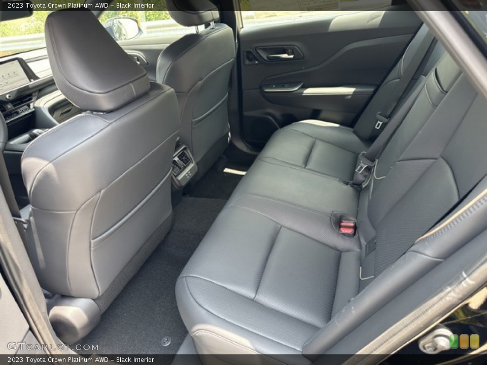 Black Interior Rear Seat for the 2023 Toyota Crown Platinum AWD #146367109