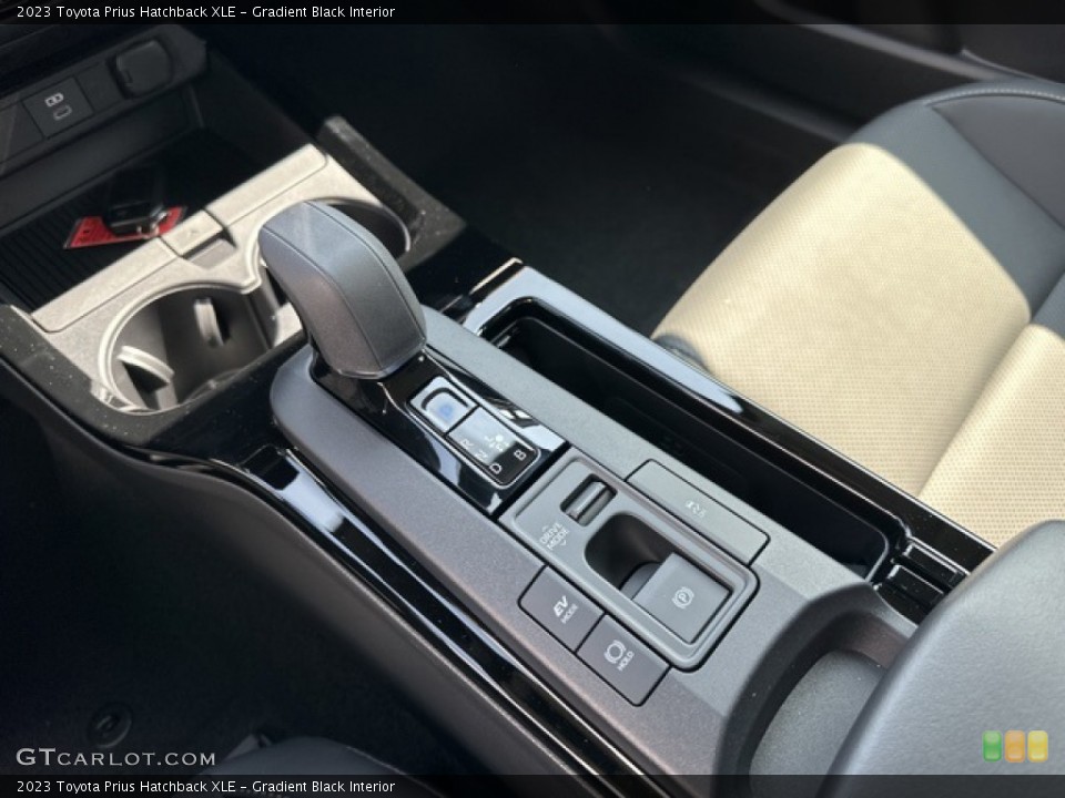 Gradient Black Interior Transmission for the 2023 Toyota Prius Hatchback XLE #146367487