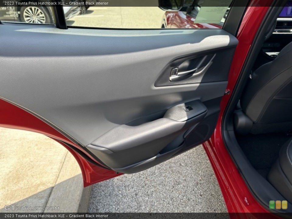 Gradient Black Interior Door Panel for the 2023 Toyota Prius Hatchback XLE #146367649