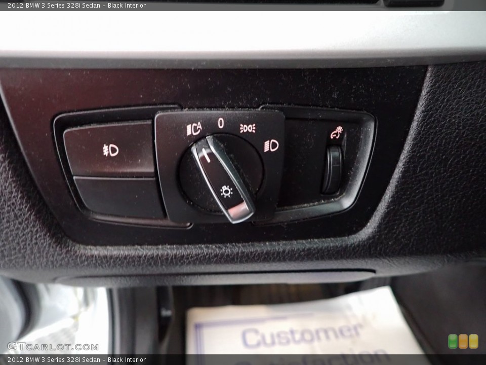 Black Interior Controls for the 2012 BMW 3 Series 328i Sedan #146369317